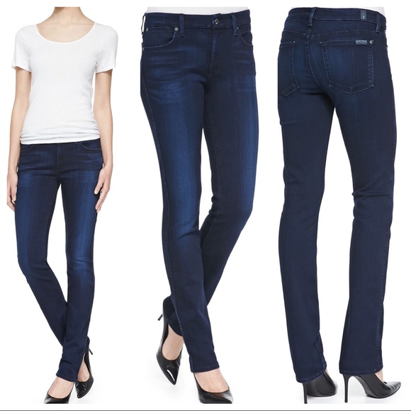 7 For All Mankind Denim - 7FAMK The Modern Straight Jeans Sz 26 ::AA19